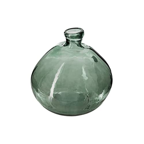 Atmosphera - Runde Vase - recyceltes Glas - khakigrün D23 cm - Khaki von ATMOSPHERA CREATEUR D'INTERIEUR