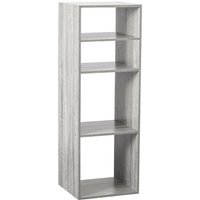 Regal 2 Fächer + 2 Regale mix Atmosphera grau - Gris von ATMOSPHERA