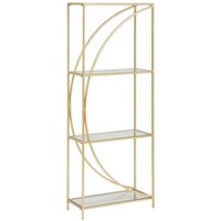 Atmosphera - RegalArtif Metall und gehärtetes Glas - Gold - 56x151 -5 cm créateur d'intérieur von ATMOSPHERA