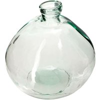 Runde Vase - recyceltes Glas - transparent - D23 cm Atmosphera créateur d'intérieur von ATMOSPHERA