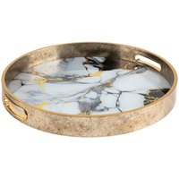 Set aus 2 Tabletts Inaya gold D31 35cm - Atmosphera créateur d'intérieur Set aus 2 Tabletts Inaya gold D31 35cm - Atmosphera créateur d'intérieur von ATMOSPHERA