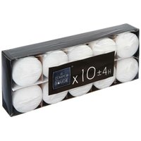 10 Kerzen - weiß - 330g Atmosphera créateur d'intérieur von ATMOSPHERA