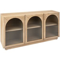 Sideboard 3 Glastüren Lousada Akazie 160x80cm Atmosphera créateur d'intérieur von ATMOSPHERA