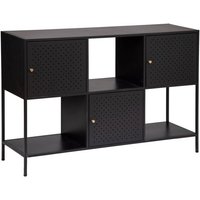 Atmosphera - Sideboard Nelia 3-türig - Metall - schwarz Schwarz von ATMOSPHERA