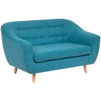 Sofa Retro - 2-sitzig - entenblau Atmosphera Blaugrün von ATMOSPHERA