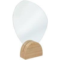 Spiegel Holz - H.36 cm Atmosphera Beige von ATMOSPHERA