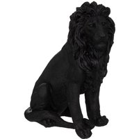 Atmosphera - Statuette Löwe - schwarz H51 -5 cm créateur d'intérieur von ATMOSPHERA
