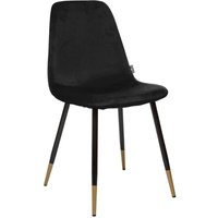 Stuhl Tyka schwarz aus Samt Stuhl Tyka schwarz aus Samt von ATMOSPHERA