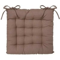 Stuhlkalette mit Knoten 38 x 38 cm Atmosphéra - Taupe - Taupe Stuhlkalette mit Knoten 38 x 38 cm Atmosphéra - Taupe - Taupe von ATMOSPHERA