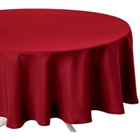 Atmosphera - Tischdecke mit Fleckenschutz - rot - D180 cm créateur d'intérieur von ATMOSPHERA