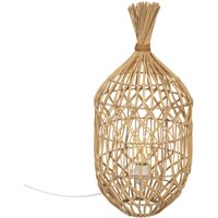 Tischlampe, durchbrochen, Rattan, ø 25 x 55 cm von ATMOSPHERA