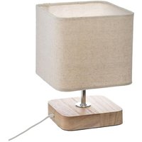 Atmosphera - Tischleuchte, Holz, 21 cm Atmosphera - Tischleuchte, Holz, 21 cm von ATMOSPHERA