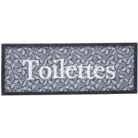 Türschild aus Holz & Metall 25x10cm - Toiletten von ATMOSPHERA