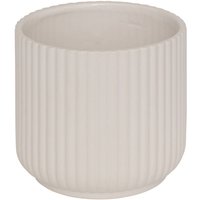 Übertopf Nuria Keramik D13xH12cm - Weiß von ATMOSPHERA