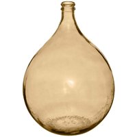 Atmosphera - Vase Dame Jeanne - recyceltes Glas - blassrosa h. 56 cm Blaßrosa von ATMOSPHERA
