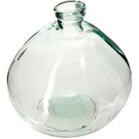 Vase Dame Jeanne - recyceltes Glas - transparent d 33 cm Atmosphera Transparent von ATMOSPHERA