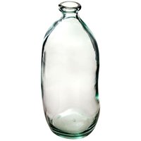 Vase Dame Jeanne - recyceltes Glas - transparent h 73 cm Atmosphera Transparent von ATMOSPHERA