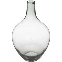 Vase - Glas - grau - H38 cm Atmosphera Grau von ATMOSPHERA