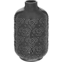 Vase Keramik - grau - H.21 -5 cm Atmosphera Grau von ATMOSPHERA