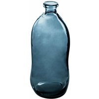 Vase aus recyceltem Glas, Höhe 73 cm, Grau Atmosphera von ATMOSPHERA