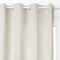 Atmosphera - Verdunkelnder Vorhang Dolce Samt - mit Ösen - elfenbeinfarben 140 × 260 cm créateur d'intérieur von ATMOSPHERA