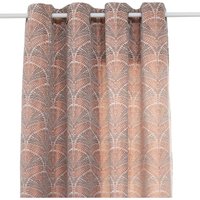 Vorhang Mizani jacquard terracotta 135x260cm Atmosphera créateur d'intérieur von ATMOSPHERA