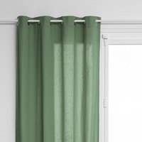 Atmosphera - Vorhang Anjali Baumwolle & Metall - Seladongrün - 135x240 cm créateur d'intérieur von ATMOSPHERA