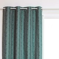 Verdunkelnder Vorhang Dana Metall - Dunkelgrün - jacquard - 140x240 cm Atmosphera créateur d'intérieur von ATMOSPHERA