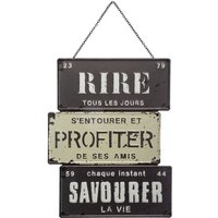 Atmosphera - Wanddeko Loft - Metall - 26x34 cm créateur d'intérieur von ATMOSPHERA