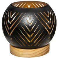 Windlicht Raja LED-Kugel aus Metall D15cm - Model 1 von ATMOSPHERA