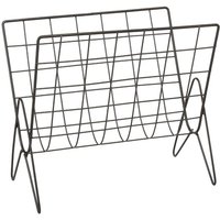 Atmosphera - Zeitschriftenständer Life - Metall - schwarz - 35 -5x31 -5 cm. créateur d'intérieur von ATMOSPHERA