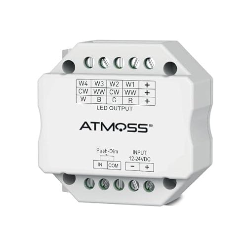 ATMOSS LED-Streifen, RGBW/Cct Push+Rf 4A/Ch von ATMOSS