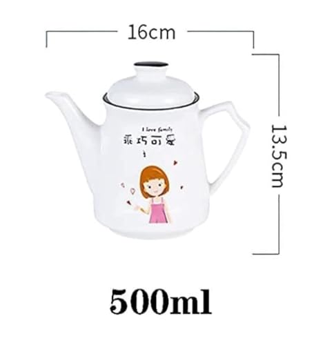 ATMRC Essig- & Ölspender Öl- und Essigspender, Essigflaschen, Keramik-Tischflasche for flüssige Gewürze for die Küche, staubdicht von ATMRC