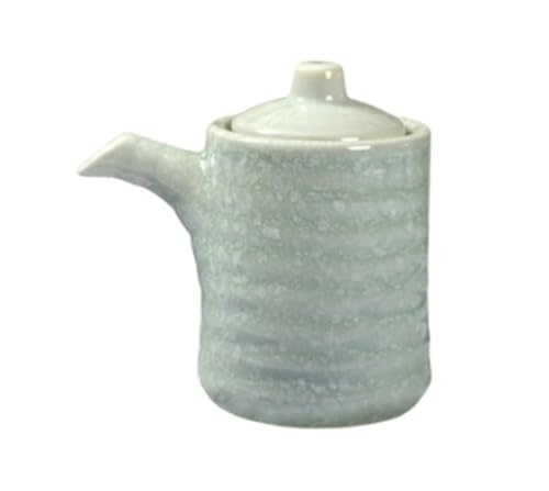 ATMRC Essig- & Ölspender Öl- und Essigspender, traditionelle Küchen-Flüssigkeitsflasche im japanischen Stil mit staubdichtem Deckel(Green) von ATMRC