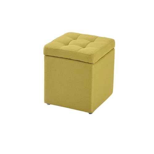 ATMRC Hocker Haushalt Multifunktionale Lagerung Hocker Ändern Schuhe Hocker Stoff Tragbare Sofa Schritt Hocker for Wohnheim Wohnzimmer Schlafzimmer Stilvolle(Matcha) von ATMRC