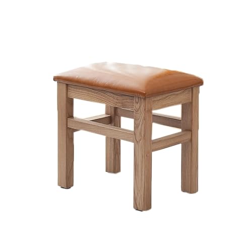 ATMRC Hocker Moderner Badezimmerhocker, Haushaltsfußhocker, rechteckiger Fußhocker, Holzschuhwechselhocker for das Wohnzimmer, kreativer Hocker Stilvolle von ATMRC