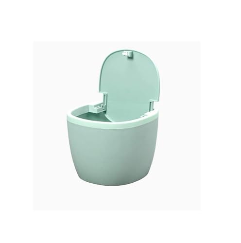 ATMRC Küchenabfalleimer Moderner Mini-Papierkorb aus Kunststoff mit Deckel for Badezimmer-, Schreibtisch-, Tisch- oder Couchtisch-Abfallkörbe Mülleimer ATMRC Küchenabfalleimer Moderner Mini-Papierkorb aus Kunststoff mit Deckel for Badezimmer-, Schreibtisch-, Tisch- oder Couchtisch-Abfallkörbe Mülleimer von ATMRC