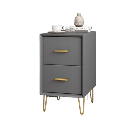 ATMRC Nachttische Schlichter und moderner Nachttisch aus Leder, ultraschmaler Nachttisch mit Kleiner Fläche, Aufbewahrungsschrank for das Schlafzimmer Schlafzimmer ATMRC Nachttische Schlichter und moderner Nachttisch aus Leder, ultraschmaler Nachttisch mit Kleiner Fläche, Aufbewahrungsschrank for das Schlafzimmer Schlafzimmer von ATMRC