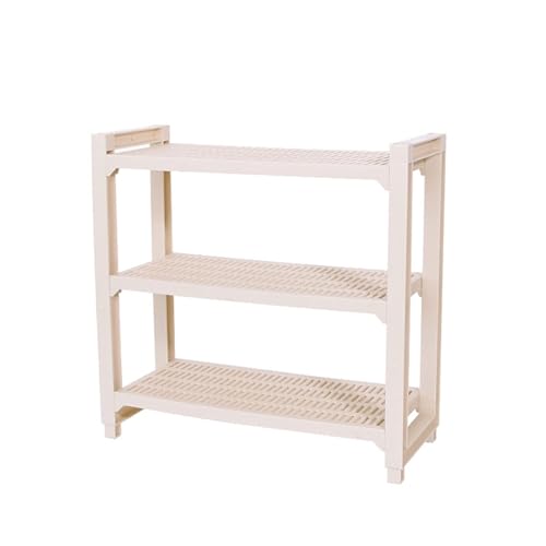 ATMRC Schuhregale Schuhregal, Haushalts-Schuhschrank mit 3 Ebenen, einfach zu montierendes Schuhregal, Aufbewahrungs-Organizer for den Eingangsbereich Wohnzimmer(Blanc) von ATMRC