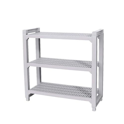 ATMRC Schuhregale Schuhregal, Haushalts-Schuhschrank mit 3 Ebenen, einfach zu montierendes Schuhregal, Aufbewahrungs-Organizer for den Eingangsbereich Wohnzimmer(Grey) von ATMRC