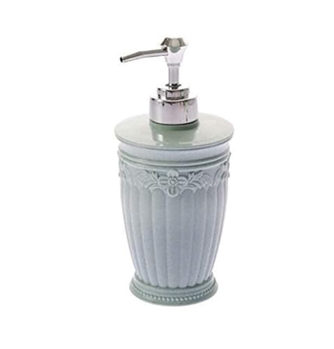 ATMRC Seifenspender Seifenflasche, Wasserflasche, wiederverwendbarer Seifenspender mit Pumpe, for Badezimmerlotion Soap Dispenser(Blue) von ATMRC