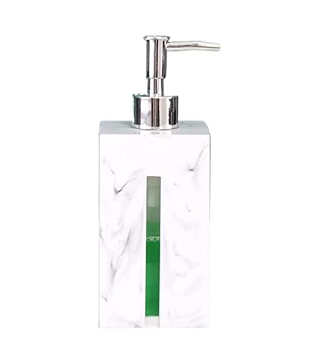 ATMRC Seifenspender Seifenspender Handspender Einheit Arbeitsplattenseifenspender 500ml Seifenspender Badezimmer Dusche Shampoo Flaschen Soap Dispenser(Blanc) von ATMRC