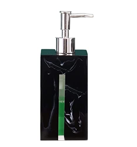 ATMRC Seifenspender Seifenspender Handspender Einheit Arbeitsplattenseifenspender 500ml Seifenspender Badezimmer Dusche Shampoo Flaschen Soap Dispenser(Noir) von ATMRC