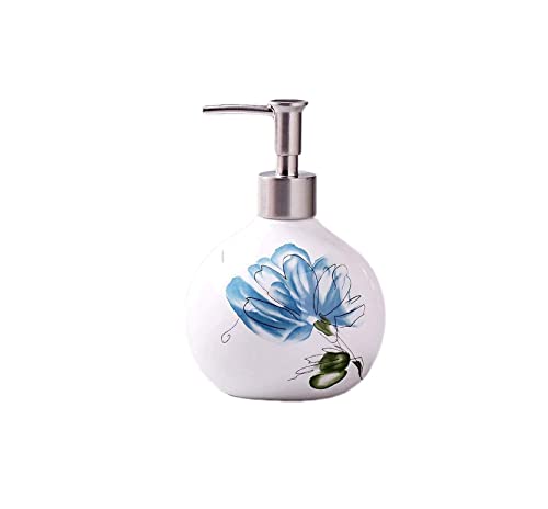ATMRC Seifenspender Seifenspender Keramik Seifen- und Lotionspender Runder Keramik Nachfüllbarer Flüssigseifenspender Pumpflasche für Soap Dispenser ATMRC Seifenspender Seifenspender Keramik Seifen- und Lotionspender Runder Keramik Nachfüllbarer Flüssigseifenspender Pumpflasche für Soap Dispenser von ATMRC
