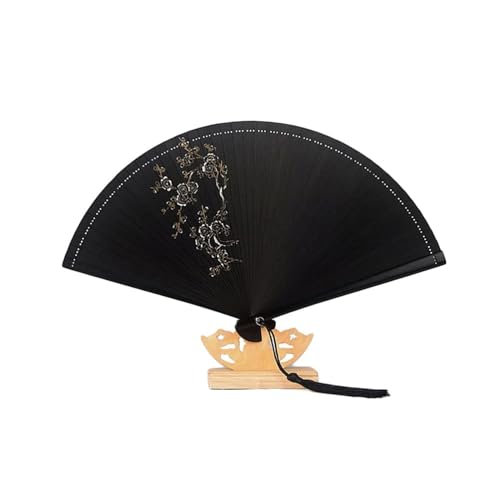 Faltfächer Handfächer mit Blumenmuster, Vintage-Fächer mit Quaste, Hand-Faltfächer, perfekt for Hochzeiten, Partys, kirchliche Veranstaltungen Dekoration von ATMRC