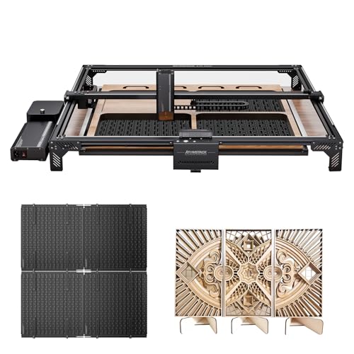 ATOMSTACK A70 Max 70W Laserschneider Lasergravierer mit 4*F3 Schneidplatte, Bildschirmsteuerung und Luftunterstützung, 850 x 800 mm extra großer Arbeitsbereich, Laser Graviermaschine für Holz Metal ATOMSTACK A70 Max 70W Laserschneider Lasergravierer mit 4*F3 Schneidplatte, Bildschirmsteuerung und Luftunterstützung, 850 x 800 mm extra großer Arbeitsbereich, Laser Graviermaschine für Holz Metal von ATOMSTACK MAKER