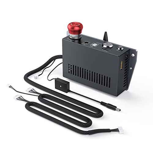 ATOMSTACK AIC1 Auto Air Assist Control Kit, Air Assist System für LightBurn M7, Unterstützung von Offline-Gravur mit Notaus-Taste und Reset-Taste für ATOMSTACK Lasergravurmaschine von ATOMSTACK MAKER