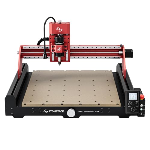 ATOMSTACK C4 Pro CNC Fräsmaschine, 200W Spindel, 4 Achsen zur Bearbeitung von PCB, MDF, Acryl, PVC, Holz, Aluminium, Offline-Steuerung, Graviermaschine Arbeitsbereich 420 × 420 mm ATOMSTACK C4 Pro CNC Fräsmaschine, 200W Spindel, 4 Achsen zur Bearbeitung von PCB, MDF, Acryl, PVC, Holz, Aluminium, Offline-Steuerung, Graviermaschine Arbeitsbereich 420 × 420 mm von ATOMSTACK MAKER