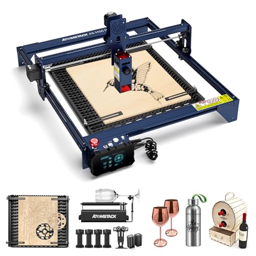ATOMSTACK A5 M50 Pro Laser Graviermaschine mit F3 Schutzplatte und R3 Pro Laser-Rotationswalze, 40 W Offline Lasergravierer, DIY Laser Cutter Lasergravur für Holz Metall Acryl Leder ATOMSTACK A5 M50 Pro Laser Graviermaschine mit F3 Schutzplatte und R3 Pro Laser-Rotationswalze, 40 W Offline Lasergravierer, DIY Laser Cutter Lasergravur für Holz Metall Acryl Leder von ATOMSTACK