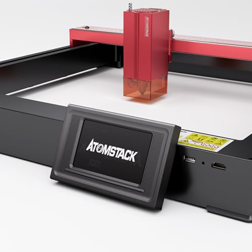 ATOMSTACK A6 A12 A24 Pro Laser Graviermaschine CR1 Steuerterminal Real-Time Control Graviermaschine ohne Computer oder Handyanschluss von ATOMSTACK